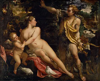 Venus, Adonis and Cupid Annibale Carracci